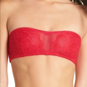 Free People bandeau lace top